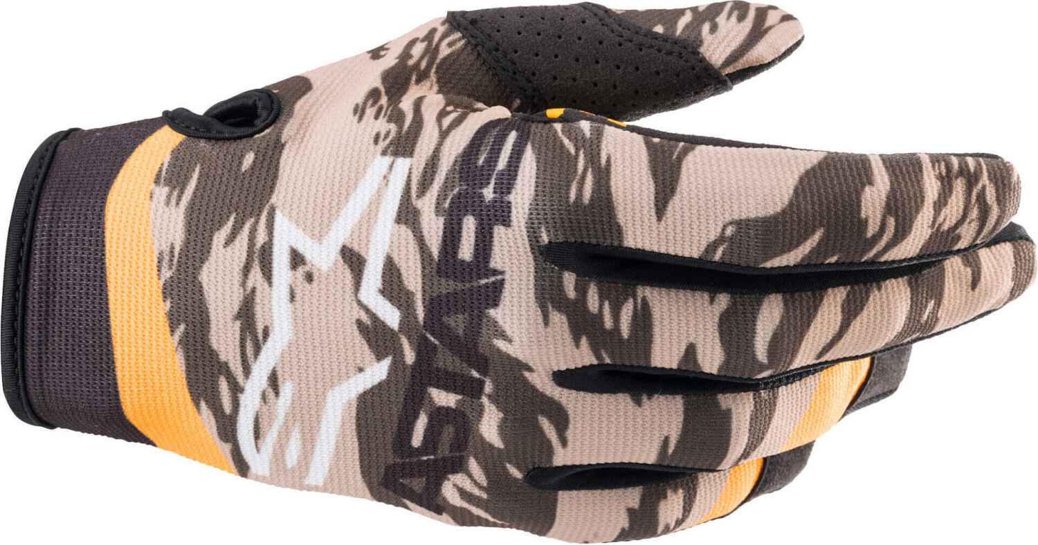Alpinestars 2022 Radar Gloves military sand camo/tangerine