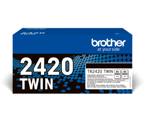 Pack De 2 Toners Tn2420twin-brother-noir-2x3000 P.-dcp-l2510