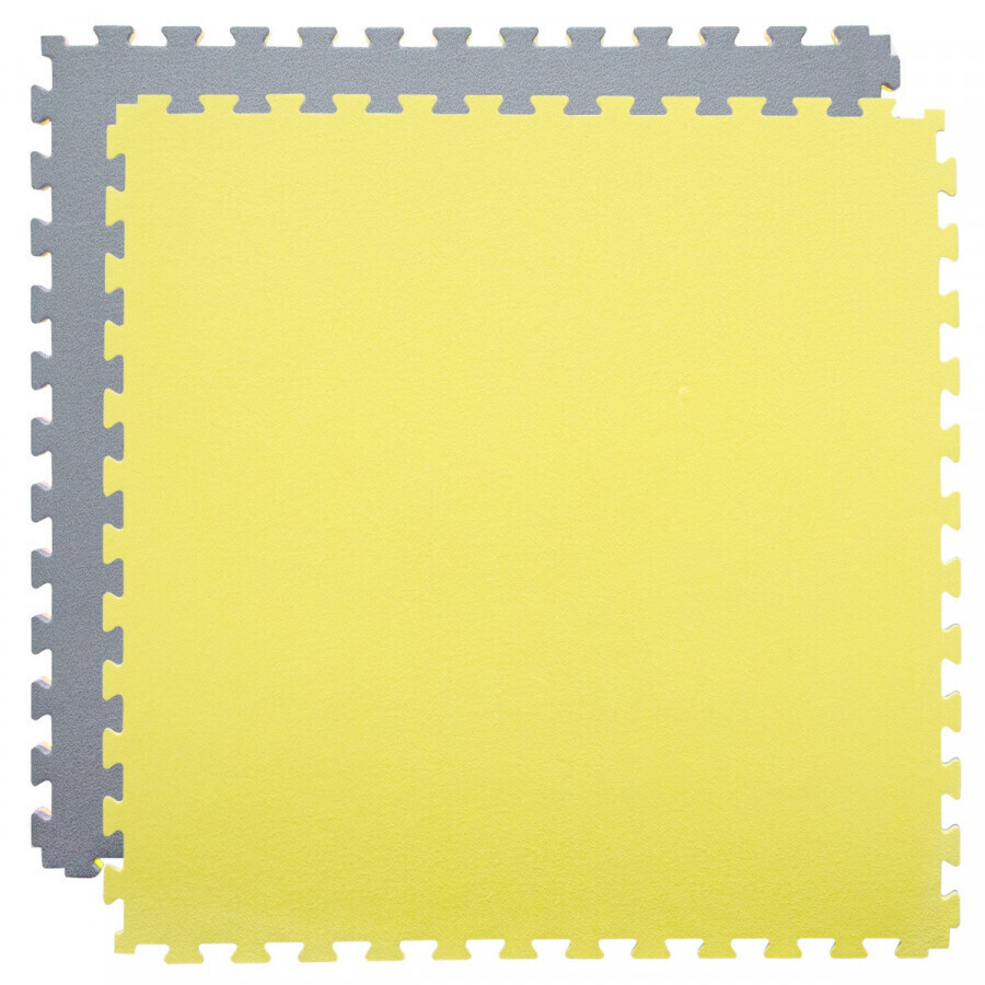 Eyepower 90 x 90 Fitness Mat 20 mm yellow