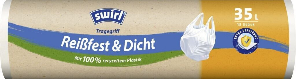 Swirl Tragegriff-Müllbeutel 35,0 l (15 St.) ab 1,99 €
