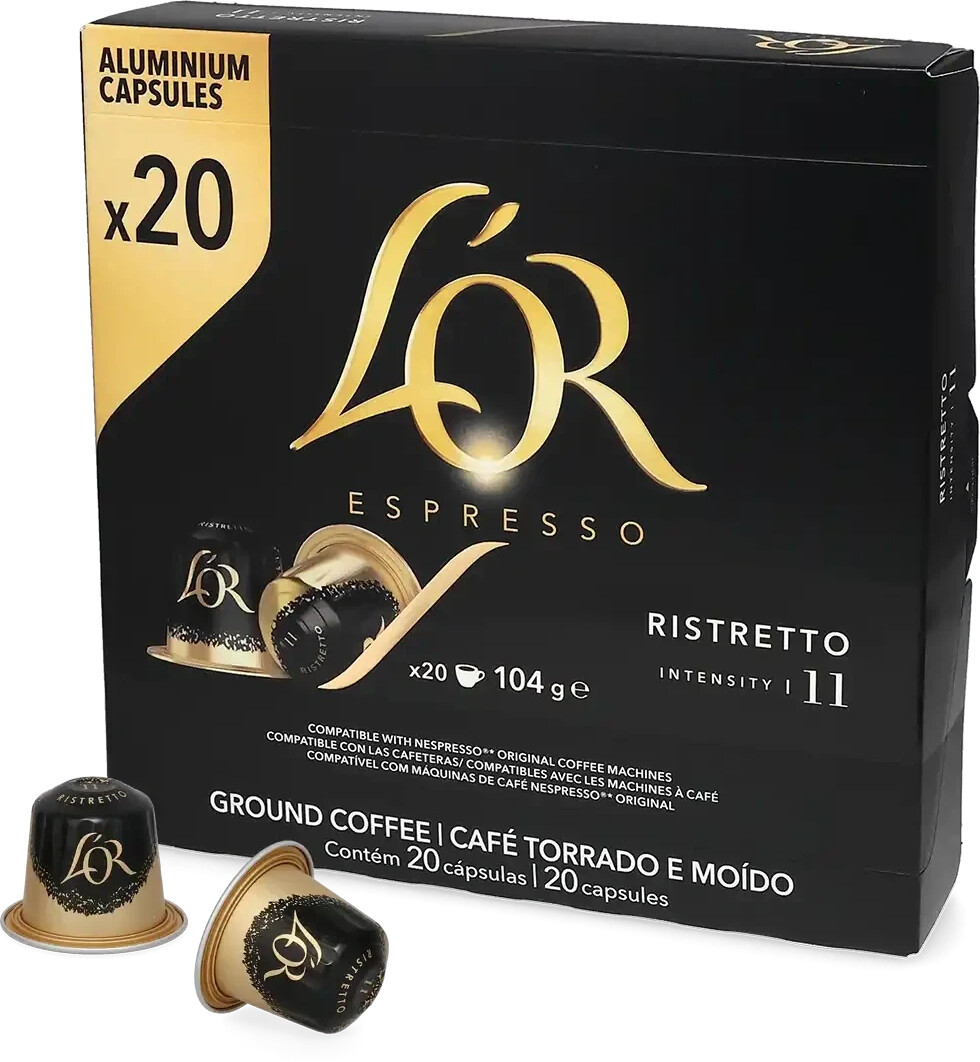 L'OR L'OR Ristretto XL Nespresso capsules (20 pcs.) - alternate view