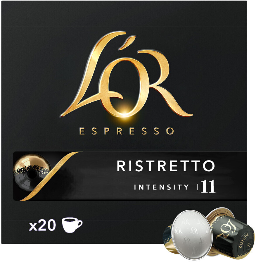 Soldes L'OR Ristretto XL Nespresso capsules (20 pcs.) 2024 au meilleur prix  sur
