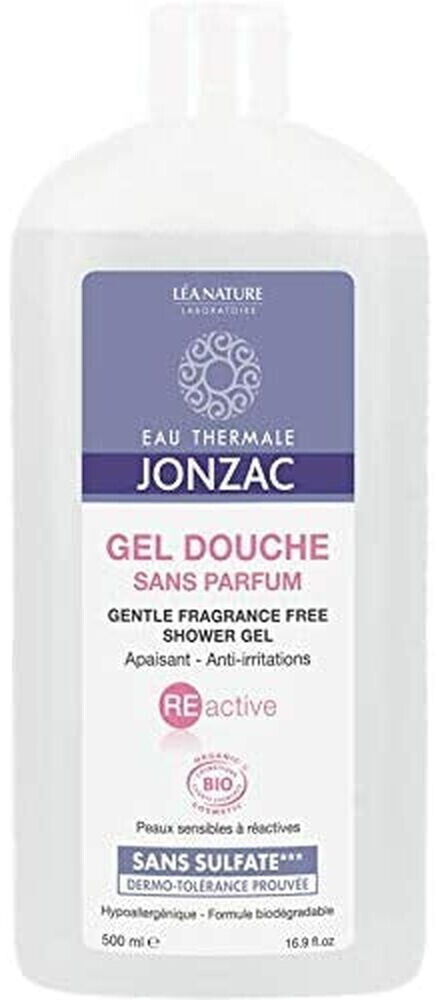 Eau thermale Jonzac Gel douche haute tolérance non parfumé (500 ml)