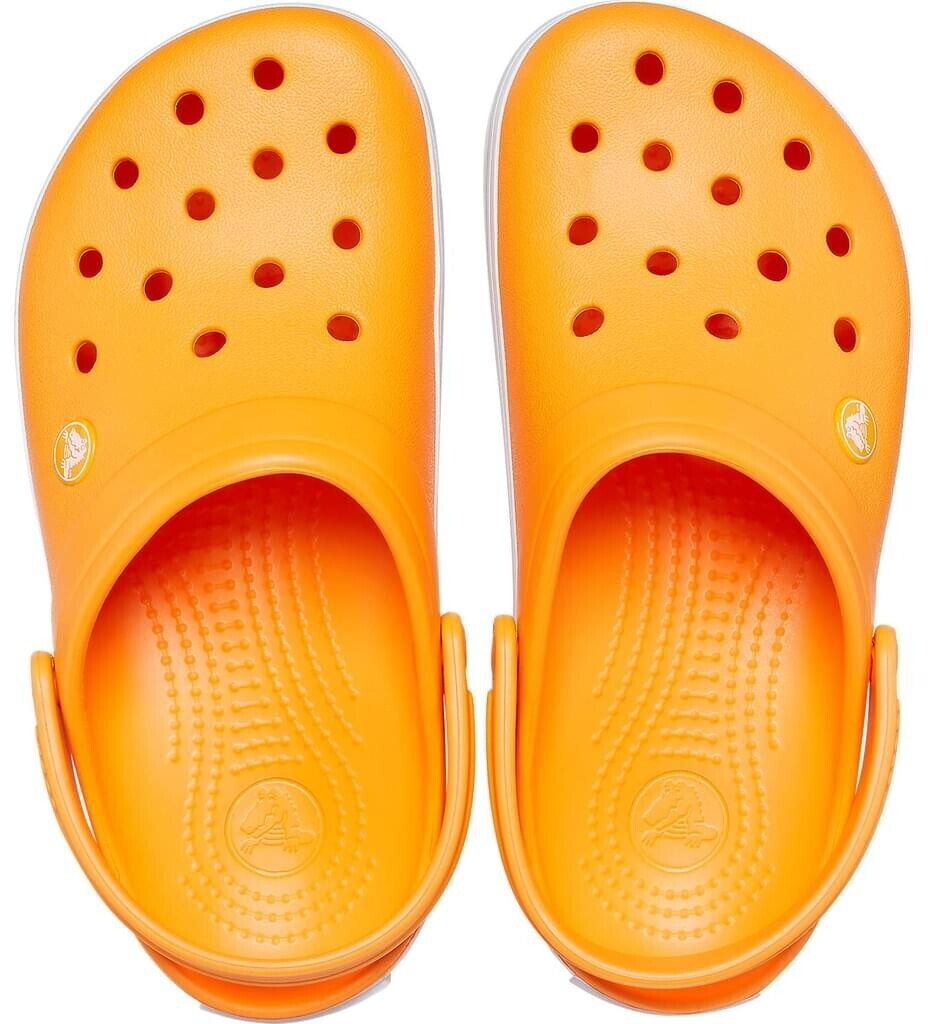 Orange shop crocband crocs