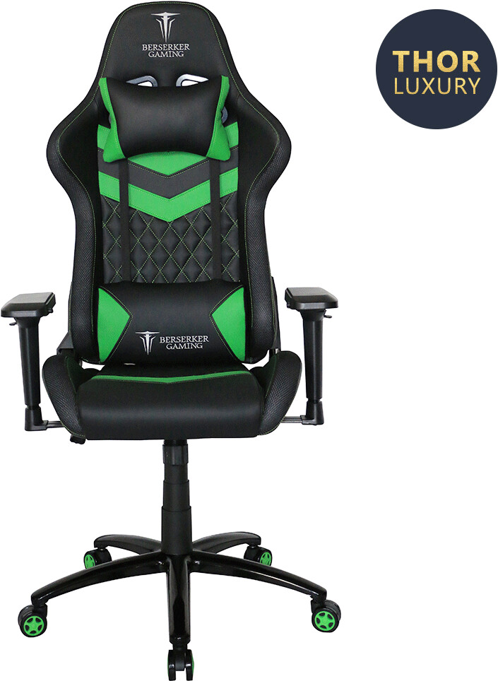 Berserker Gaming Thor Luxury Noir/Vert