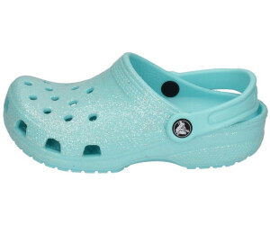 Ice blue crocs with fur store