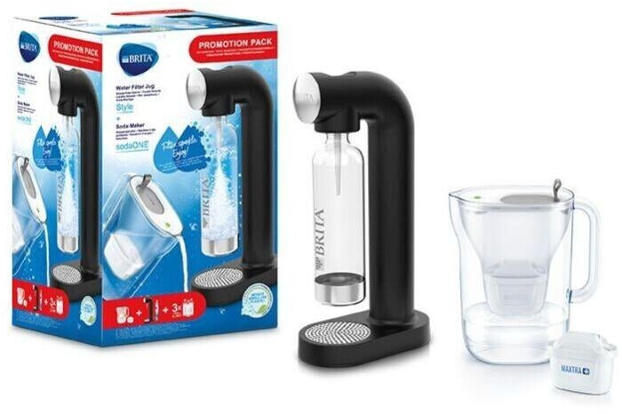 BRITA sodaONE black + action pack 117252