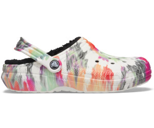 Crocs classic lined best sale tie dye clog