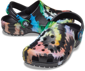 crocs for kids tie dye