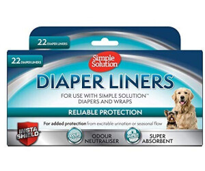 Simple Solution Dog diaper liners (22 pieces)