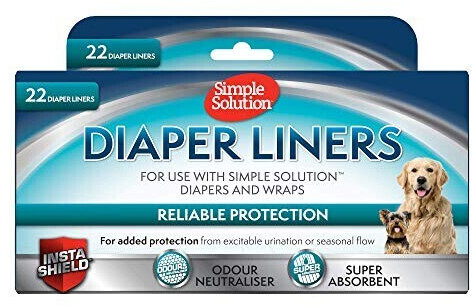Simple Solution Dog diaper liners (22 pieces)
