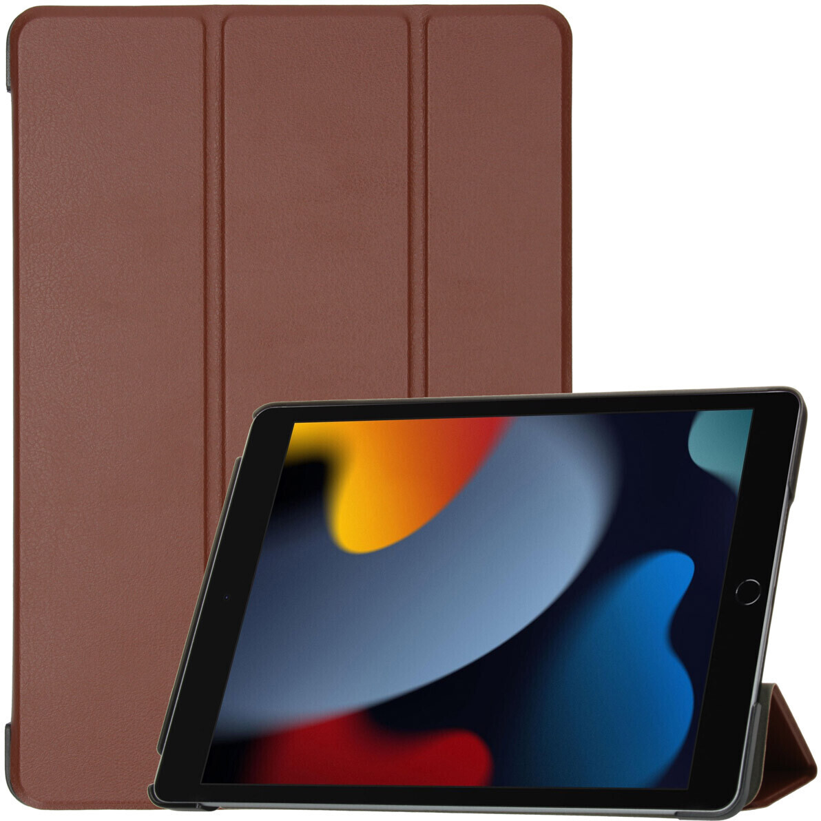 iMoshion Trifold Bookcase iPad 10.2 (2019 / 2020 / 2021) Brown