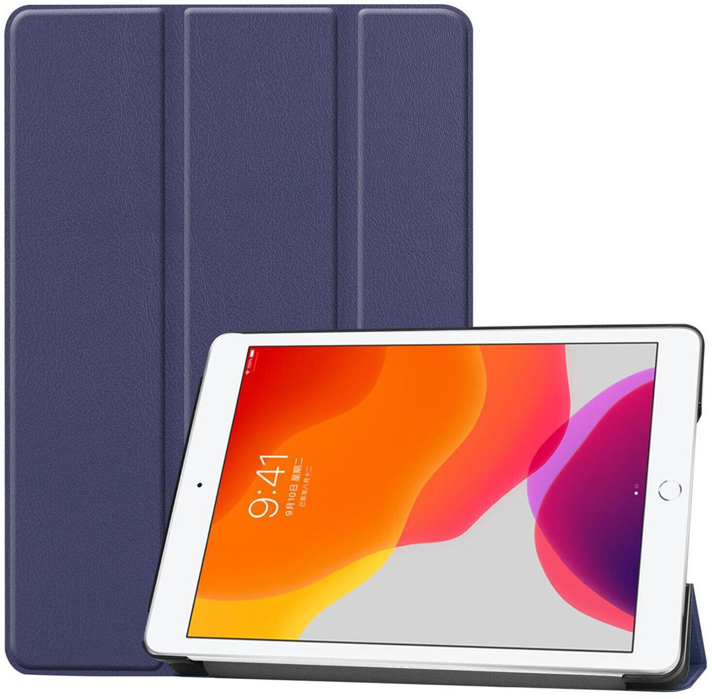 iMoshion Trifold Bookcase iPad 10.2 (2019 / 2020 / 2021) Blue