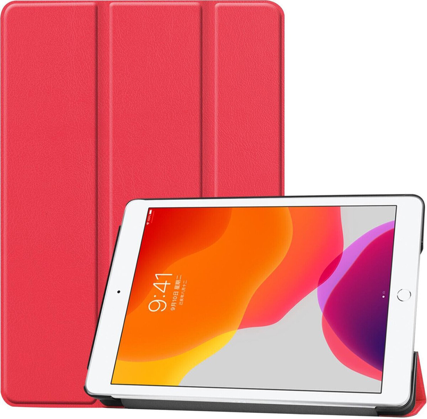 iMoshion Trifold Bookcase iPad 10.2 (2019 / 2020 / 2021) Red