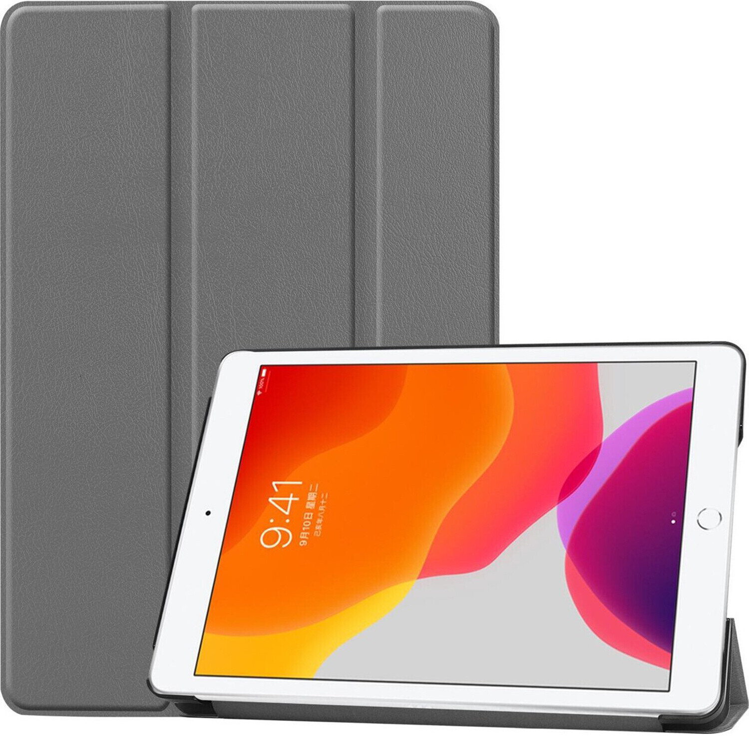 iMoshion Trifold Bookcase iPad 10.2 (2019 / 2020 / 2021) Grey