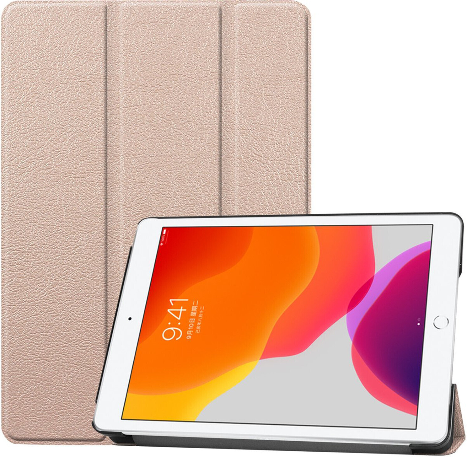 iMoshion Trifold Bookcase iPad 10.2 (2019 / 2020 / 2021) Gold