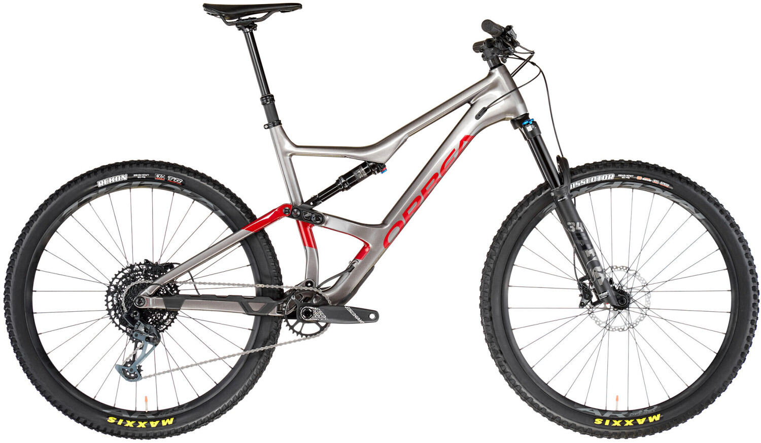 Orbea Occam H20-Eagle (2022) anthracite glitter/candy red