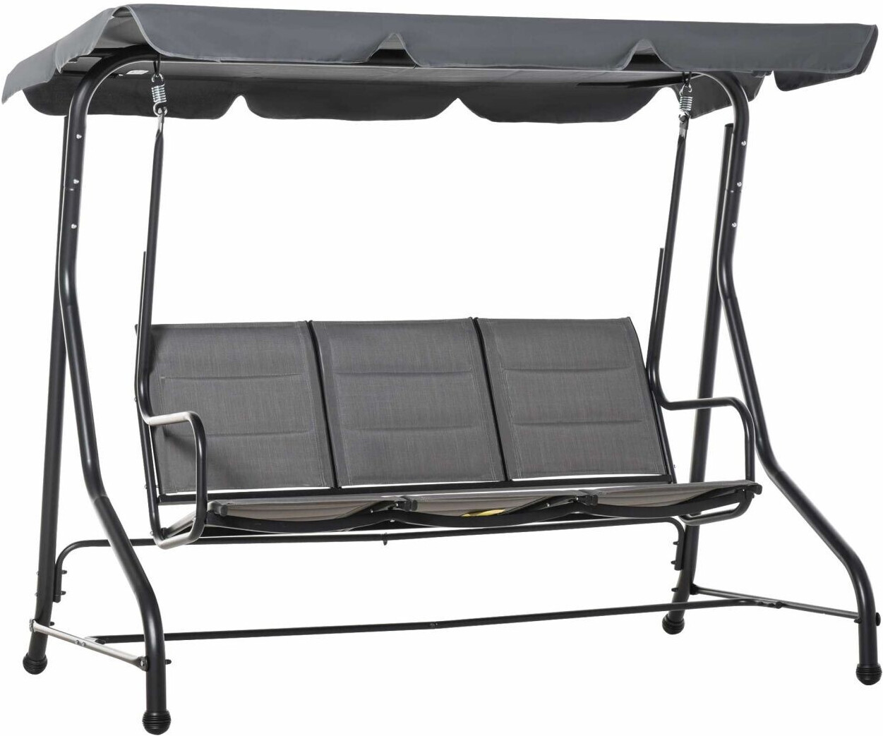 Outsunny 3-Sitzer Gartenschaukel mit verstellbarem Dach grau (84A-183) ab  254,61 € | Preisvergleich bei
