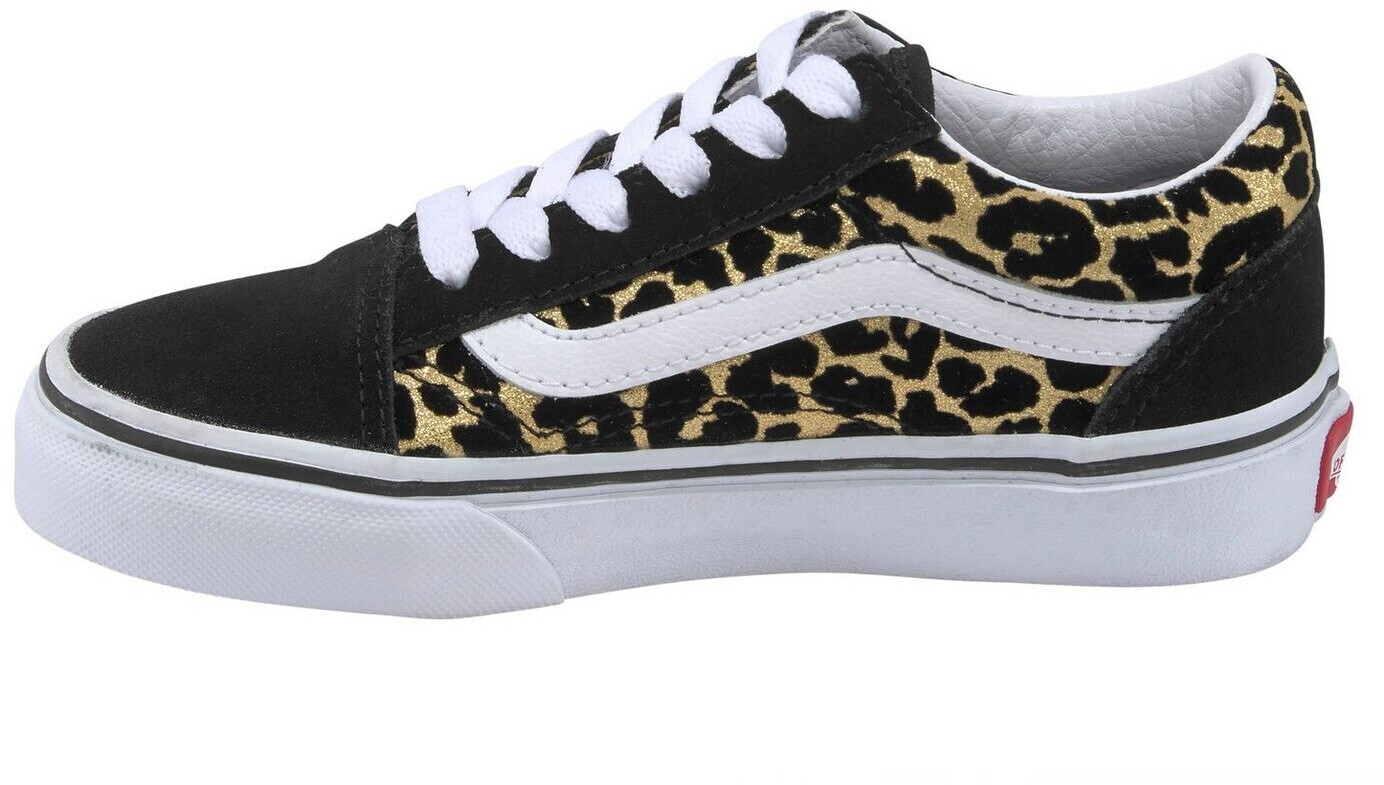 Vans Kids Uy Old Skool black flocked leopard ab 39 99 Preisvergleich bei idealo