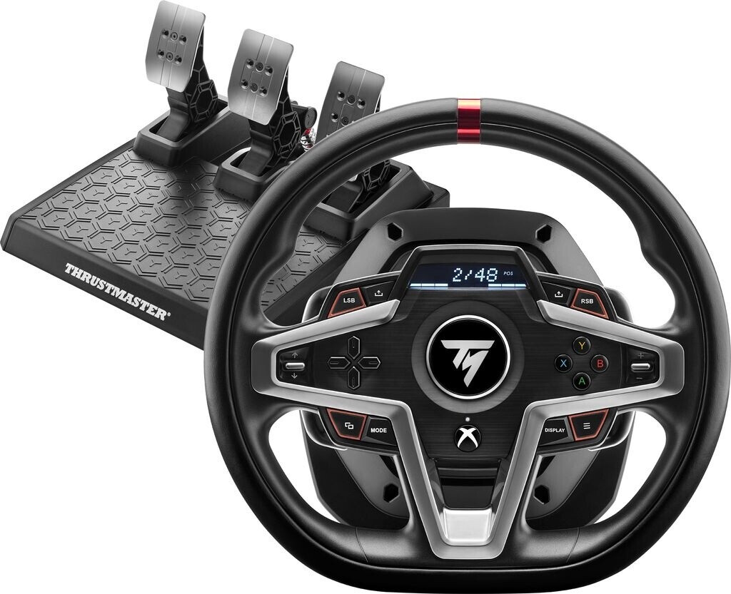 Thrustmaster - T128 Negro USB Volante + Pedales Analógico PC, Xbox