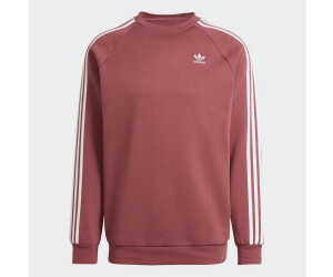 adidas Adicolor Classics 3-Stripes Crew Sweatshirt - Burgundy | men  lifestyle | adidas US