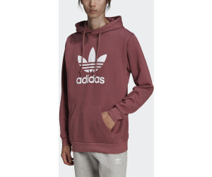 Adidas Originals Men's Green Trefoil French Terry Cotton Pullover Hoodie  H06665