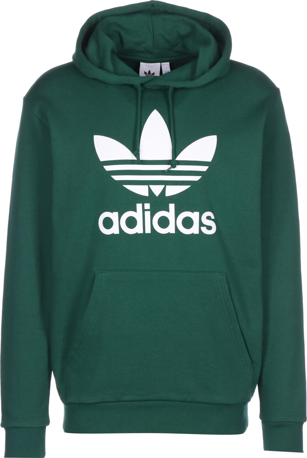 Adidas originals adicolor trefoil hoodie in green cheap