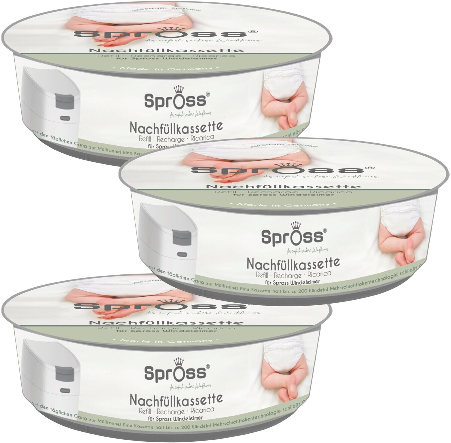 Spross Refill cassette (pack of 3)