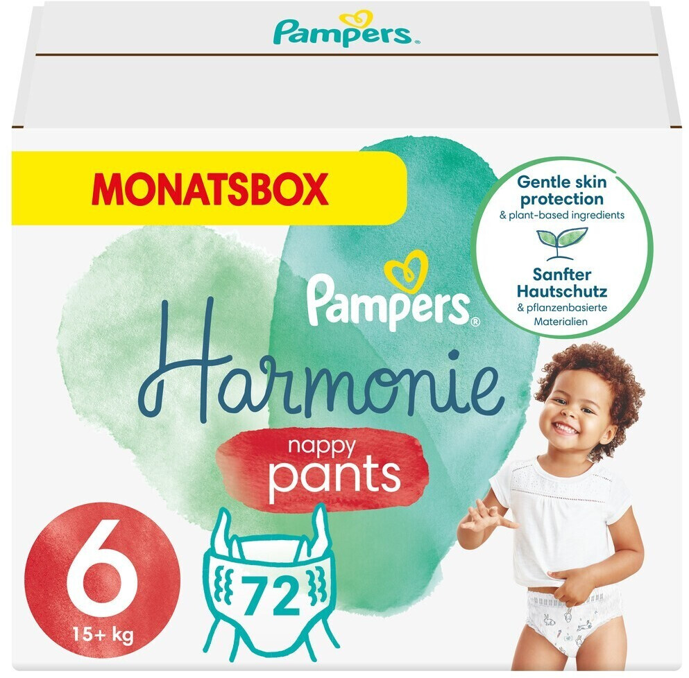 Photos - Nappies Pampers Harmony Nappy Pants Size 6  72pcs. (15kg+)