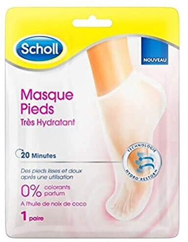 Scholl Masque pieds très hydratant (2pcs)