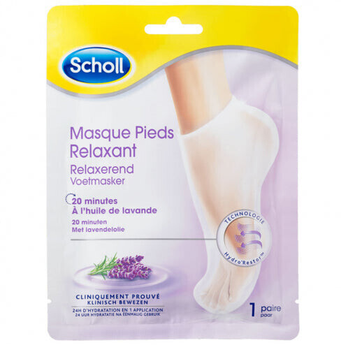 Scholl Masques pieds relaxant (2 pcs)