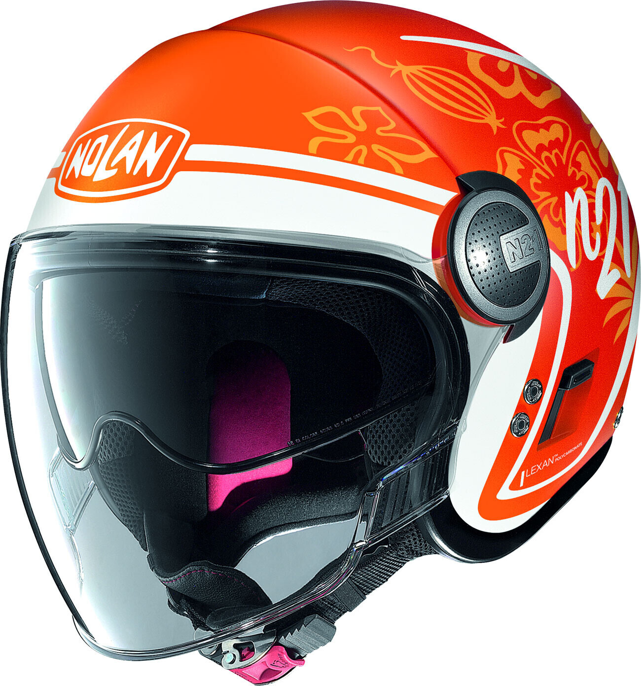 Nolan N21 Visor Playa Flat LED Orange