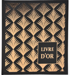 Exacompta Livre d'or Palmyre noir palmier