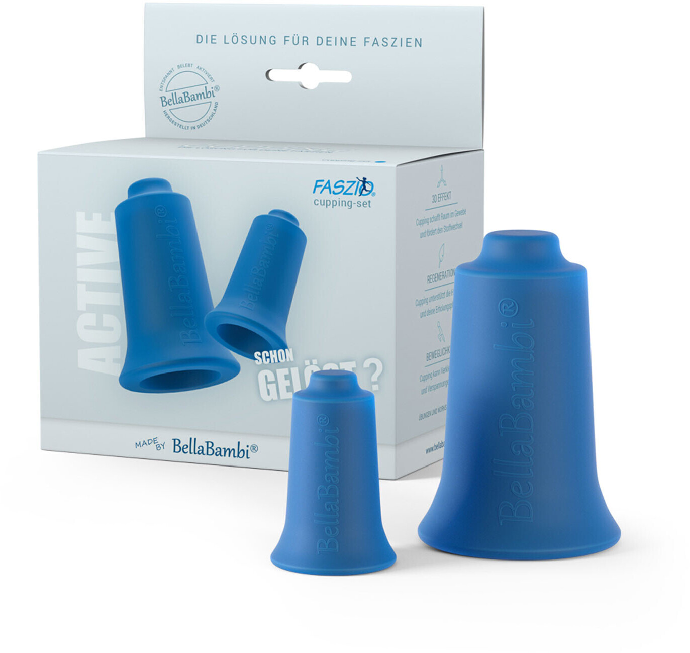 BellaBambi Faszio Cupping-Set Active blue