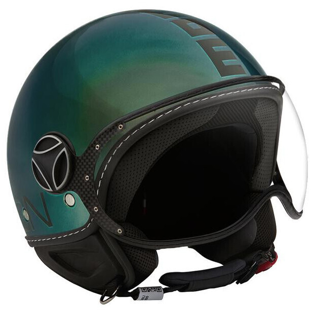 Momo Helmets Fighter Pop Gloss green/blue