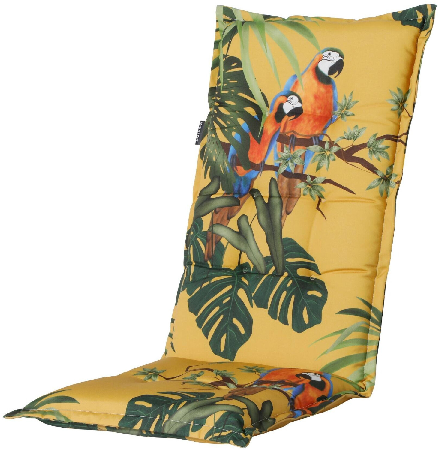 madison high back cushion 123 x 50 cm Riff yellow
