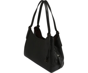 Buy the Coach Pebble Leather Hobo Bag Black
