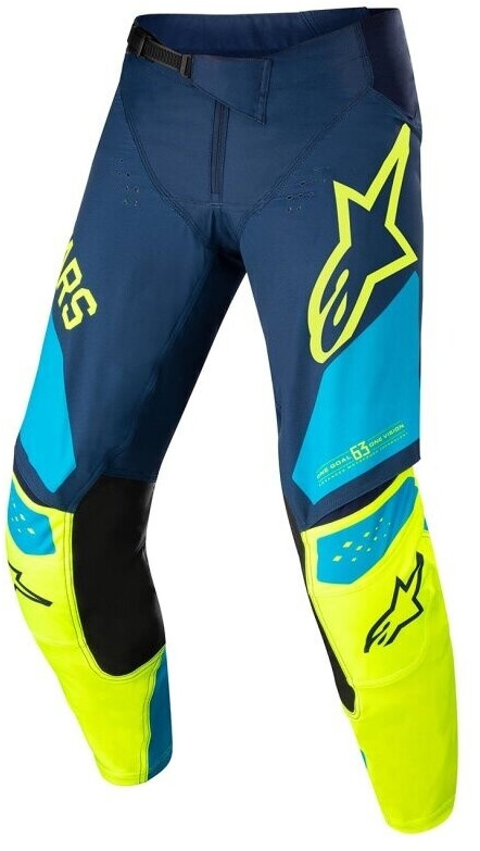 Alpinestars Techstar Factory S21 Pants blue/yellow fluo