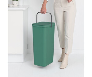 Poubelle Touch Bin New BRABANTIA - Seau intérieur en plastique - 30 L -  Vert sapin - Cdiscount Maison