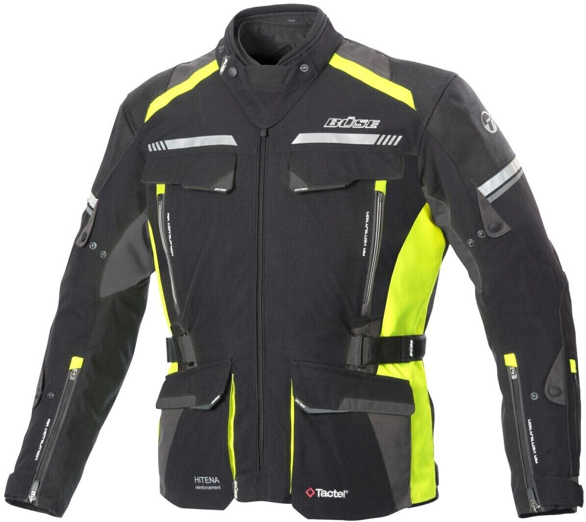 Büse Highland II Jacket black/yellow