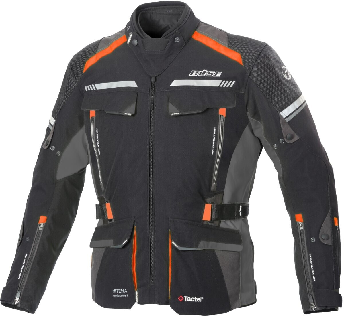 Büse Highland II Jacket black/orange