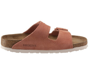 Arizona soft footbed clearance suede leather earth red