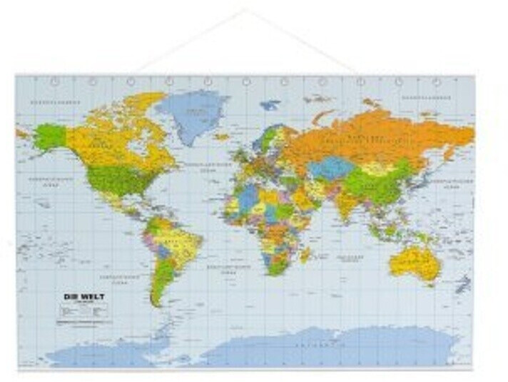 Interkart Politische Weltkarte | Preisvergleich ab € 88x58cm 16,90 bei