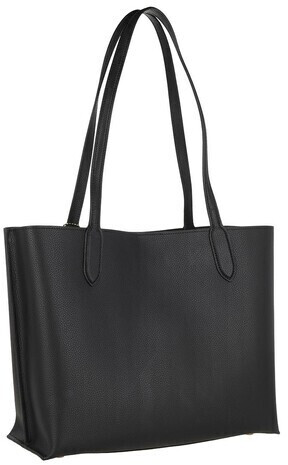 Coach Polished Pebble Leather Willow Tote black ab 350 99 Preisvergleich bei idealo