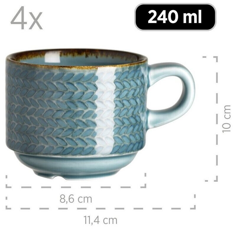 Mäser Kaffeeservice Prospero blau (12-tlg.) ab 58,37 € | Preisvergleich bei