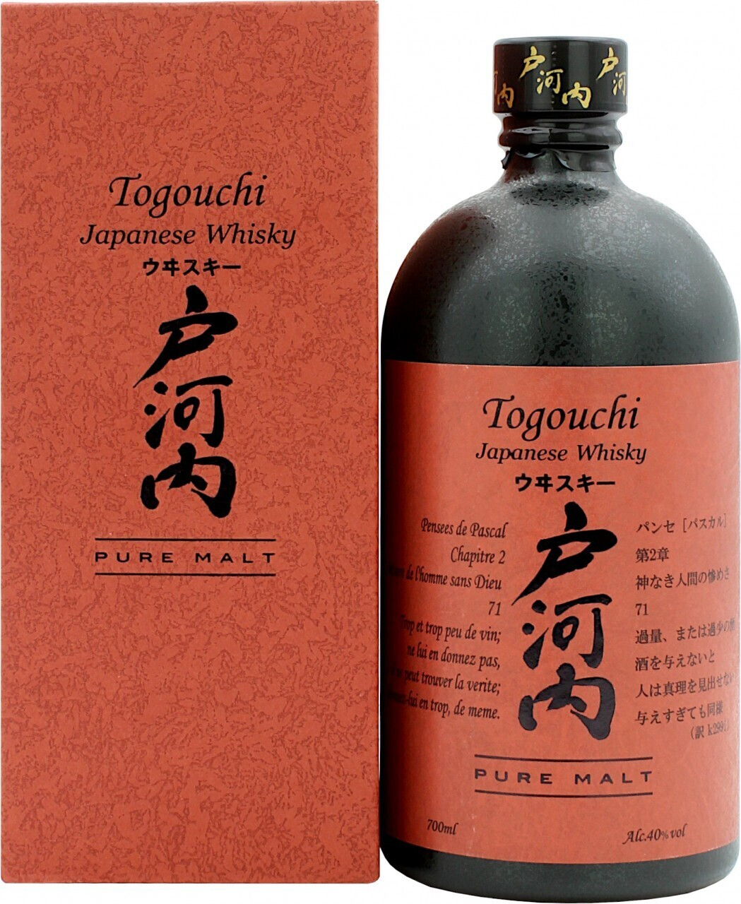 Whisky japonais Togouchi Pure Malt Japanese Blended