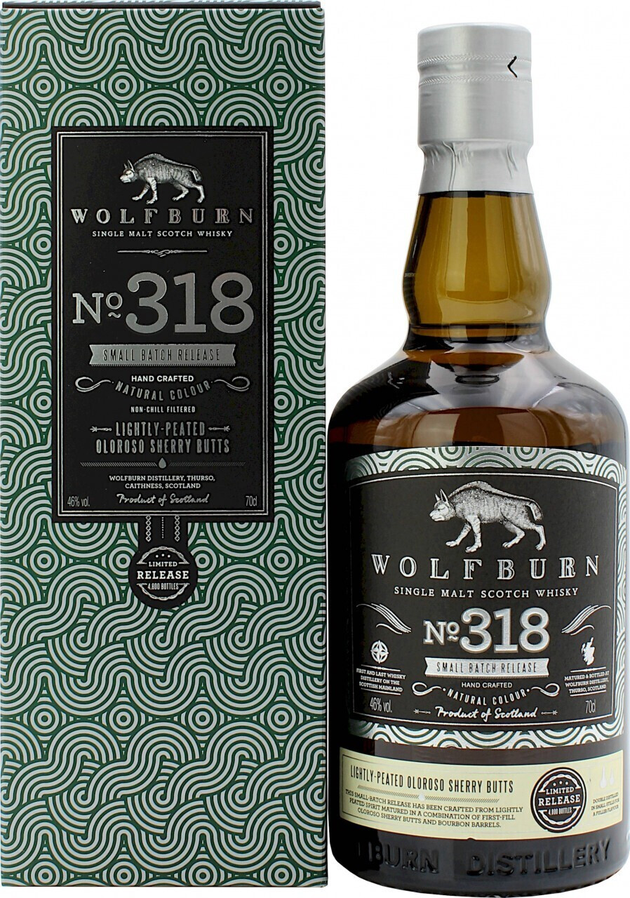 Wolfburn No. 318 Small Batch Release 0,7l 46%