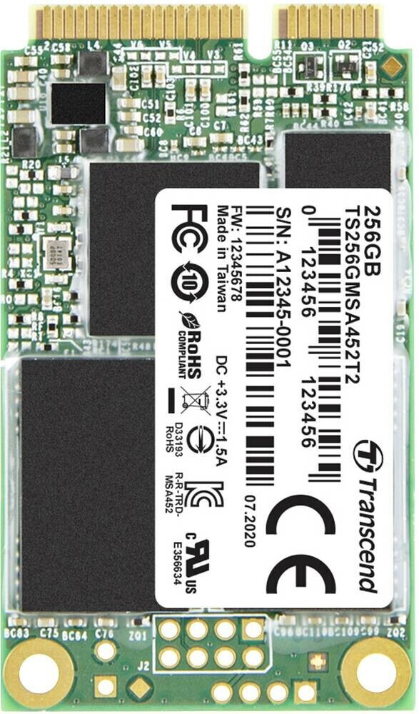 Transcend MSA452T2 256 Go mSATA