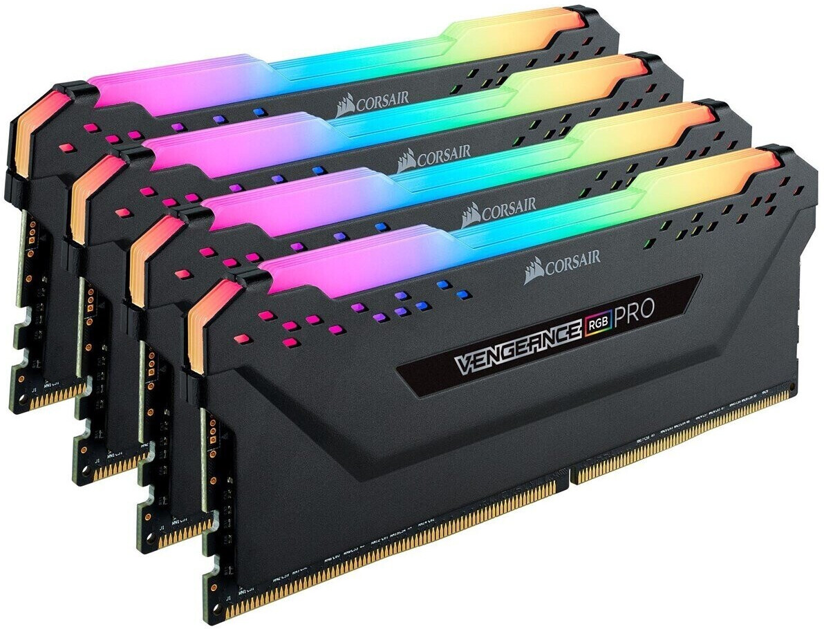 Corsair Vengeance RGB Kit 32 Go DDR4-3200 CL16 (CMW32GX4M4C3200C16)