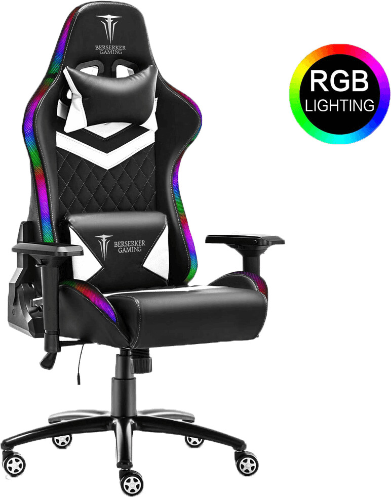 Berserker Gaming Thor RGB Gaming Chair Black/Whte